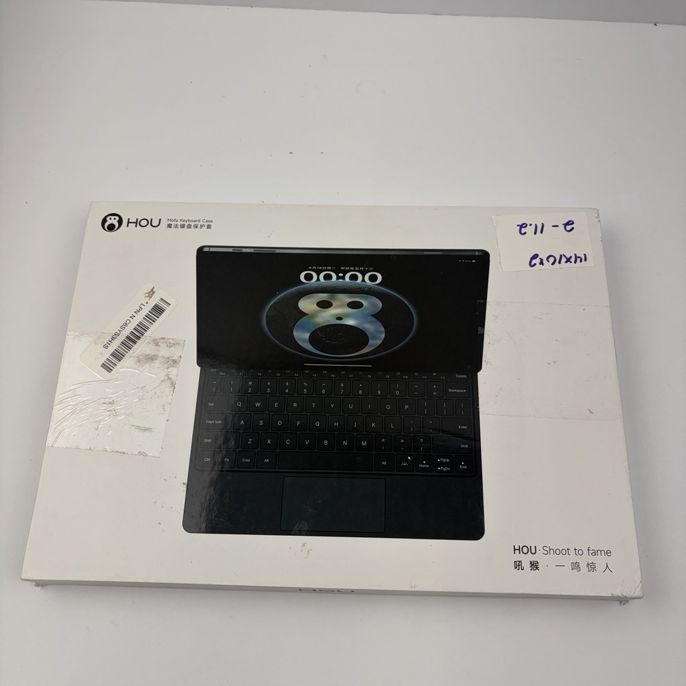 HOU Combo Keyboard Case Mate 10.2 for iPad 7th/8th/9th Gen, White